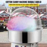 20.5" Diameter Candy Floss Cover for Candy Floss Maker Machine 52cm Dome Shield Cover of Commercial Candyfloss Machine Dome Cover Shield Cover (Cover Only)